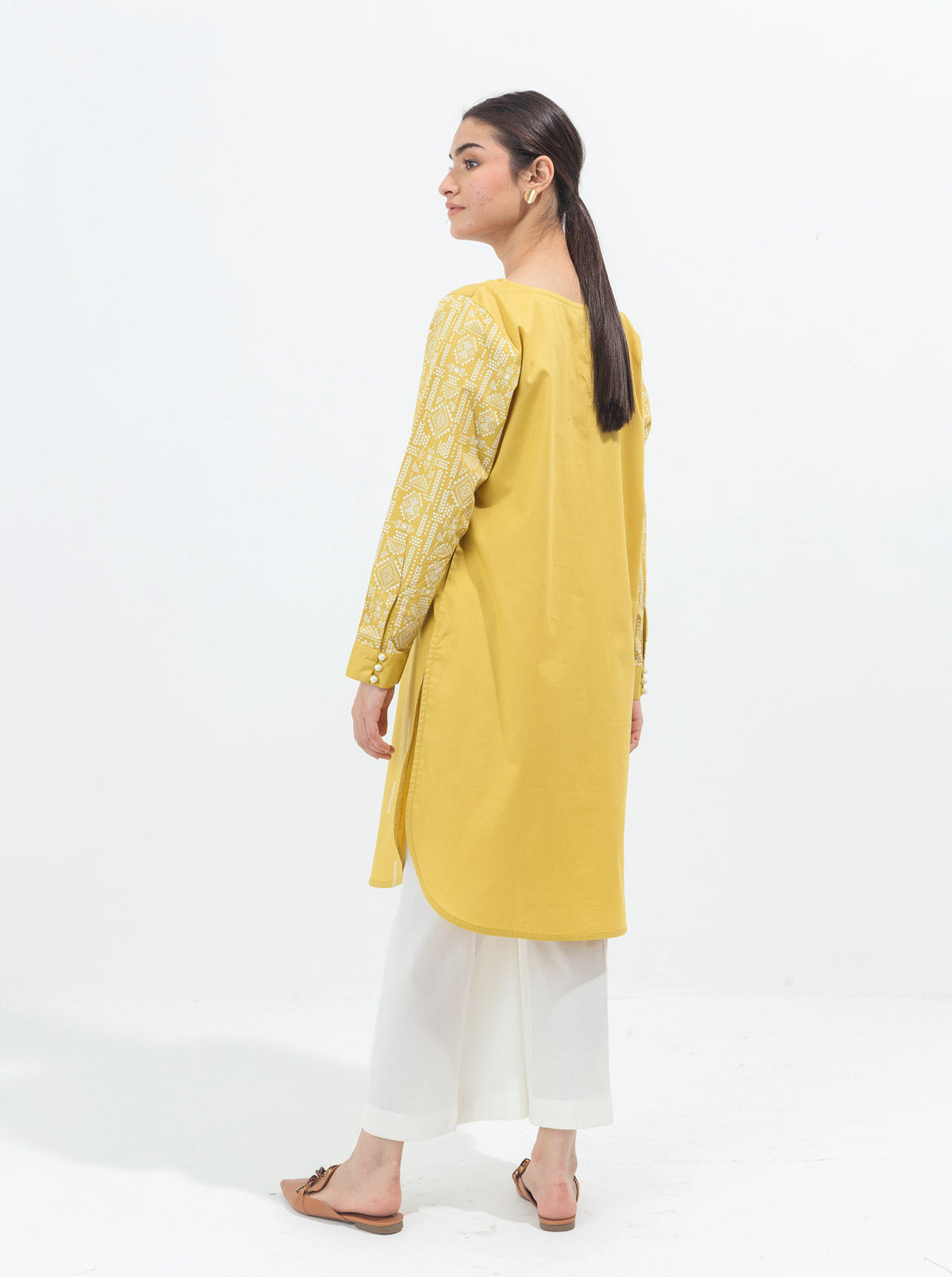 Beechtree - PRINTED CAMBRIC SHIRT (PRET)