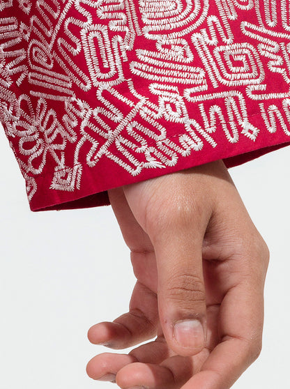 Beechtree - EMBROIDERED CAMBRIC SHIRT (PRET)