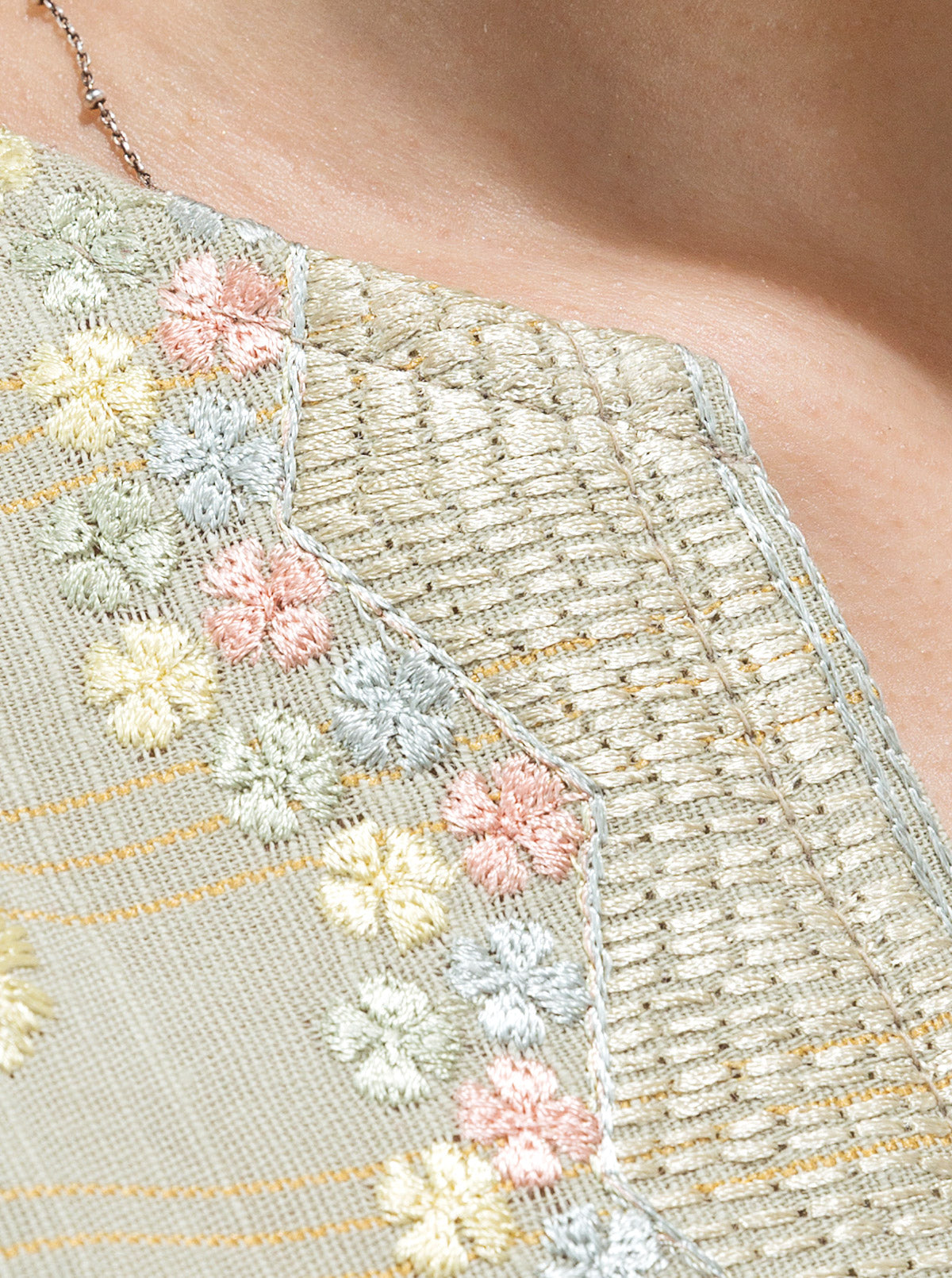 Beechtree - EMBROIDERED MISSOURI KHADDAR SHIRT (PRET)