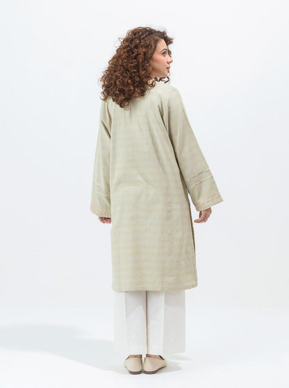 Beechtree - EMBROIDERED MISSOURI KHADDAR SHIRT (PRET)