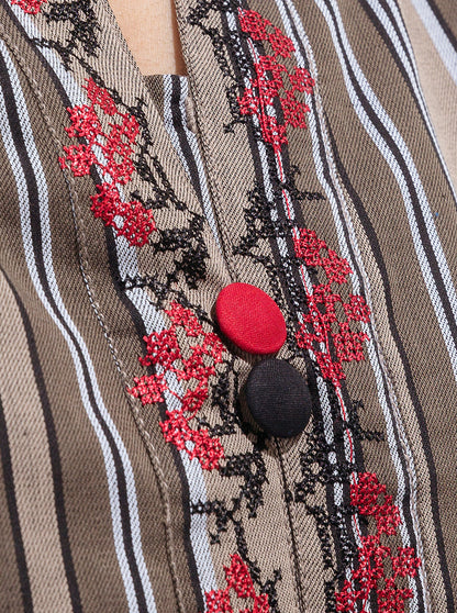 Beechtree - Embroidered Shirt With Shalwar