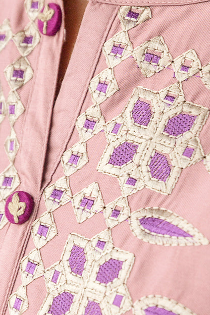 Beechtree - EMBROIDERED TWILL SHIRT (PRET)