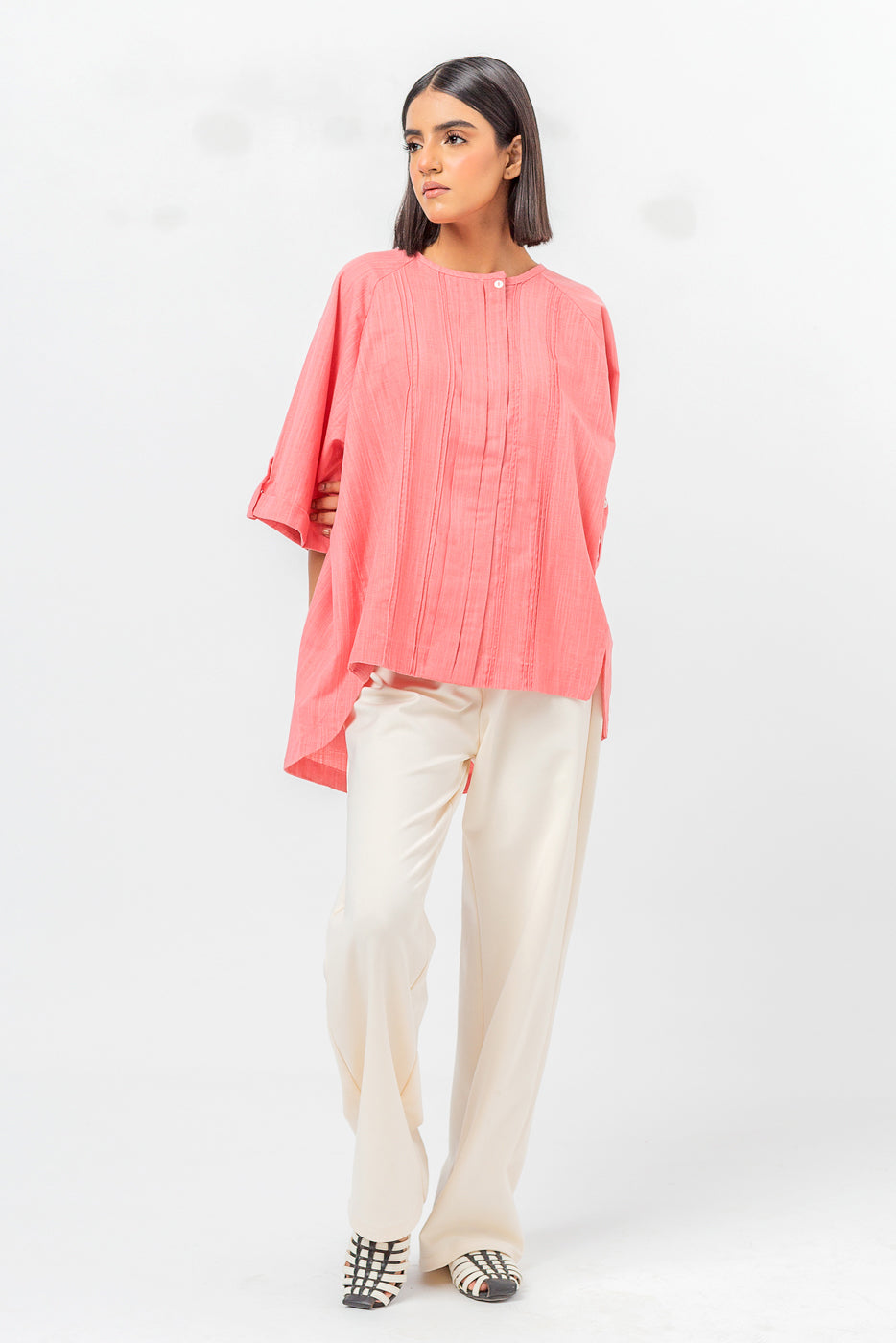 Beechtree - Brick Pink Hi-Low Top