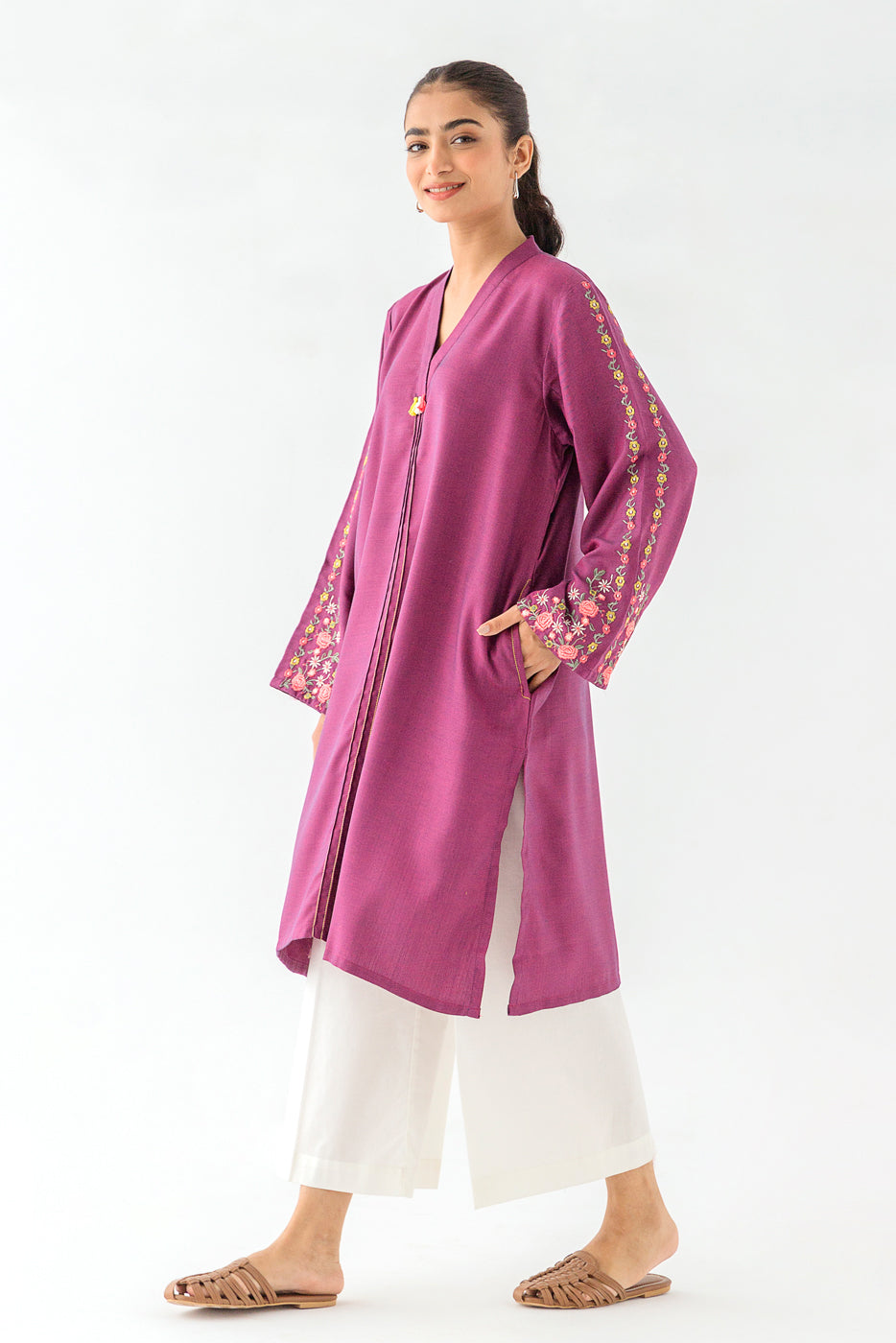 Beechtree - EMBROIDERED  SHIRT (PRET)
