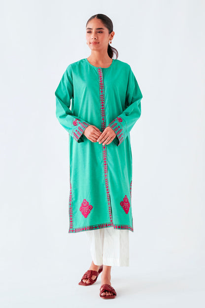 Beechtree - EMBROIDERED CHAMBRAY SHIRT (PRET)