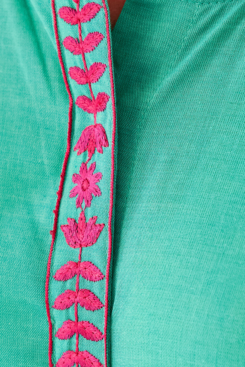 Beechtree - EMBROIDERED CHAMBRAY SHIRT (PRET)