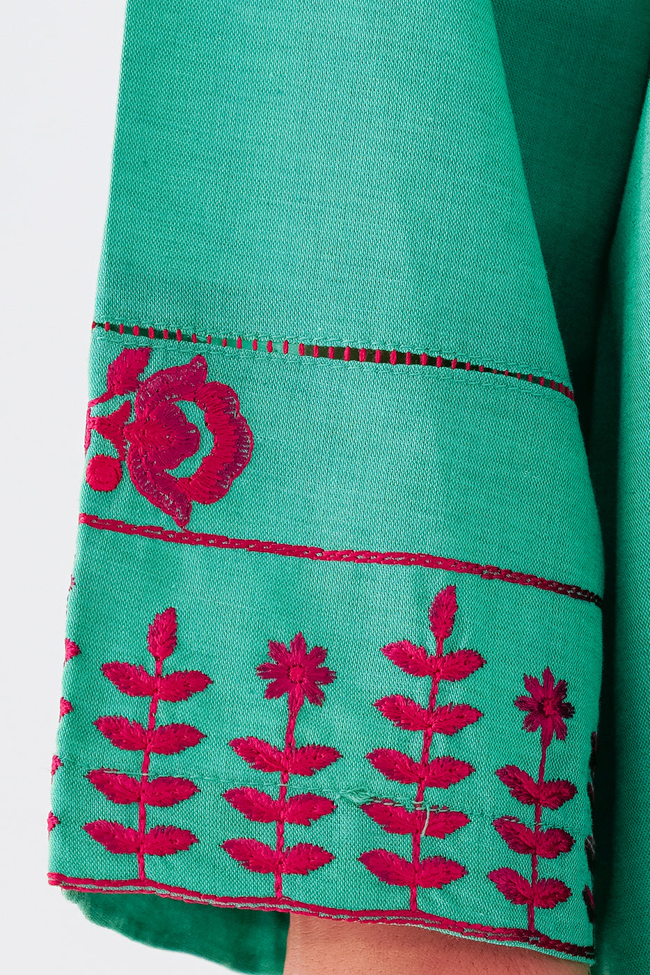 Beechtree - EMBROIDERED CHAMBRAY SHIRT (PRET)