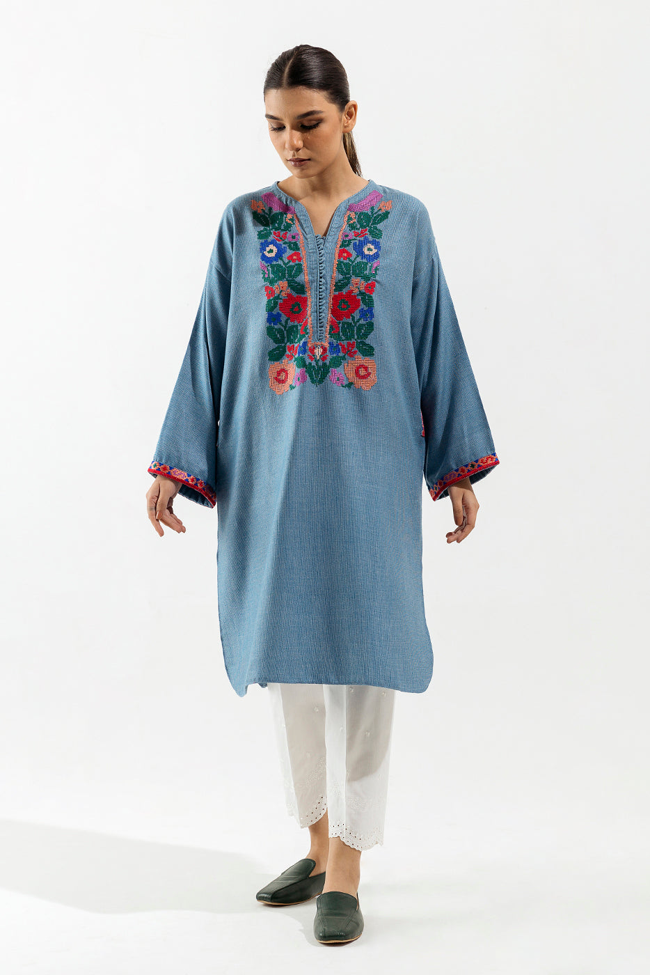 Beechtree - EMBROIDERED  SHIRT (PRET)