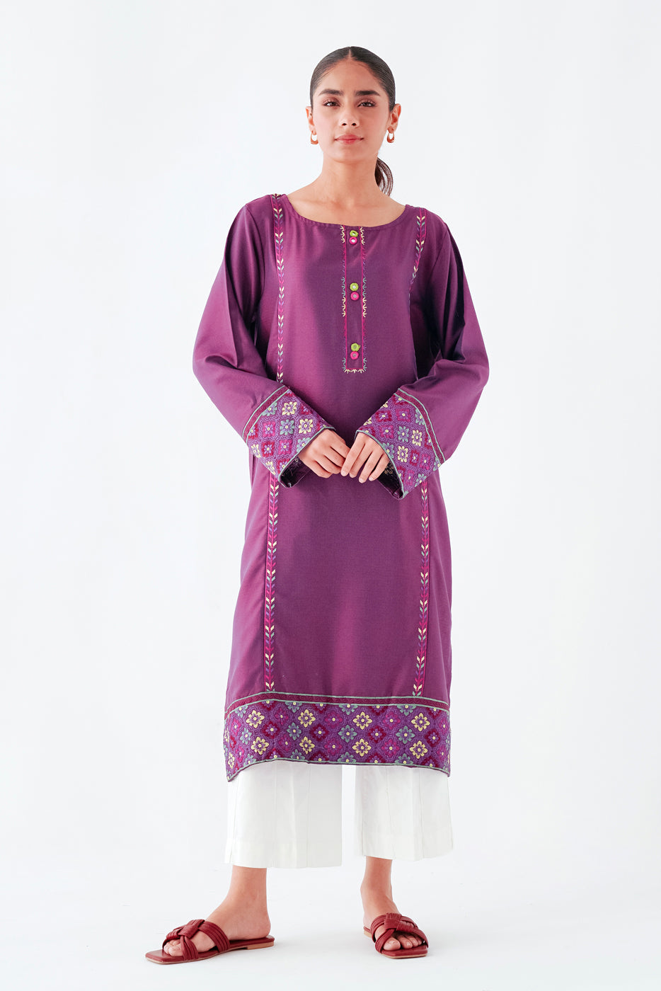 Beechtree - EMBROIDERED  SHIRT (PRET)