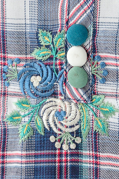 Beechtree - EMBROIDERED YARN DYED SHIRT (PRET)