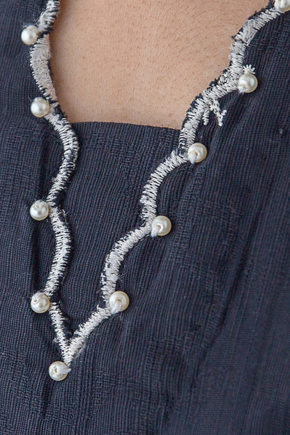 Beechtree - EMBROIDERED DORIA JACQUARD SHIRT (PRET)