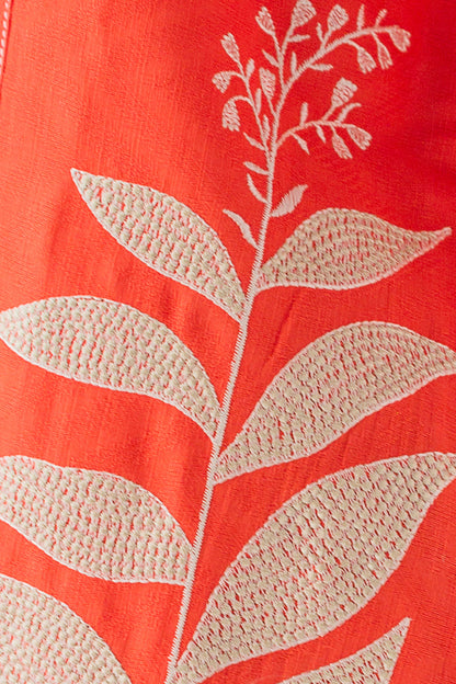 Beechtree - EMBROIDERED KHADDAR JACQUARD SHIRT (PRET)