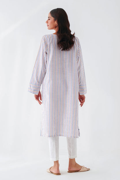 Beechtree - EMBROIDERED CHAMBRAY SHIRT (PRET)