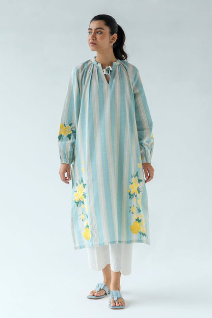 Beechtree - EMBROIDERED YARN DYED SHIRT (PRET)