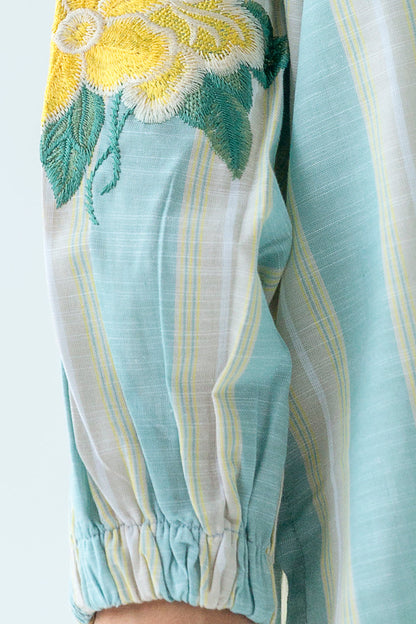 Beechtree - EMBROIDERED YARN DYED SHIRT (PRET)