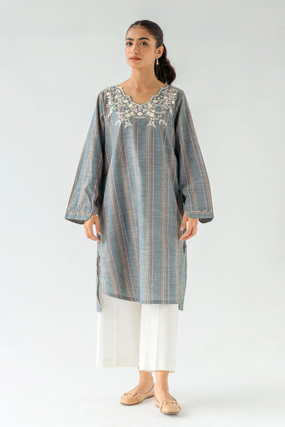 Beechtree - EMBROIDERED YARN DYED SHIRT (PRET)