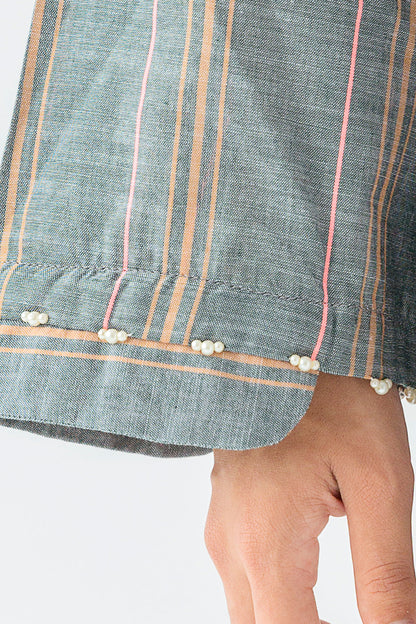 Beechtree - EMBROIDERED YARN DYED SHIRT (PRET)