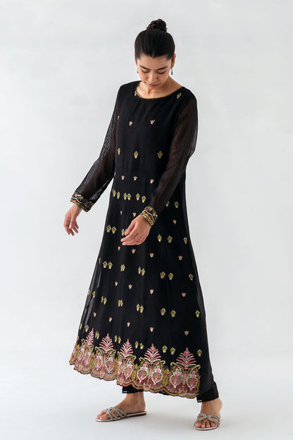 Beechtree - EMBROIDERED COTTON NET SHIRT (LUXURY PRET)