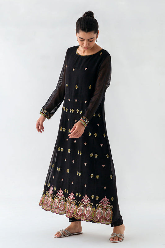 Beechtree - EMBROIDERED COTTON NET SHIRT (LUXURY PRET)