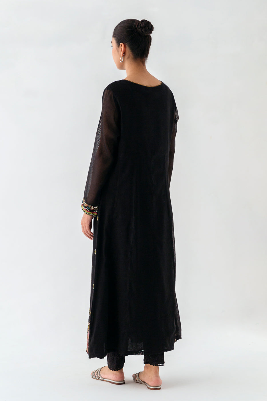 Beechtree - EMBROIDERED COTTON NET SHIRT (LUXURY PRET)