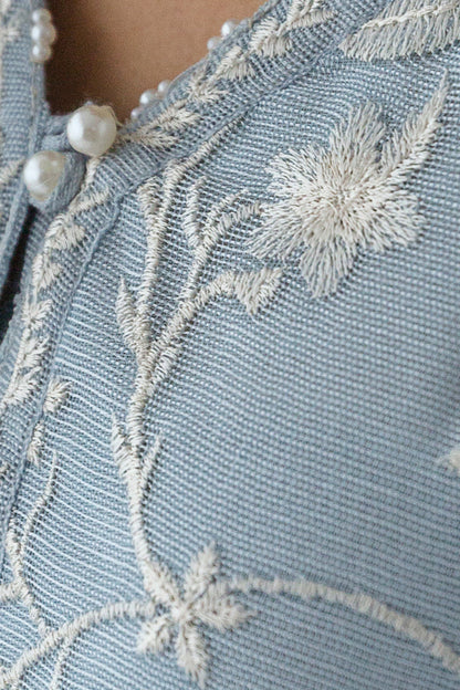 Beechtree - 2 PIECE EMBROIDERED KARANDI SUIT (LUXURY PRET)