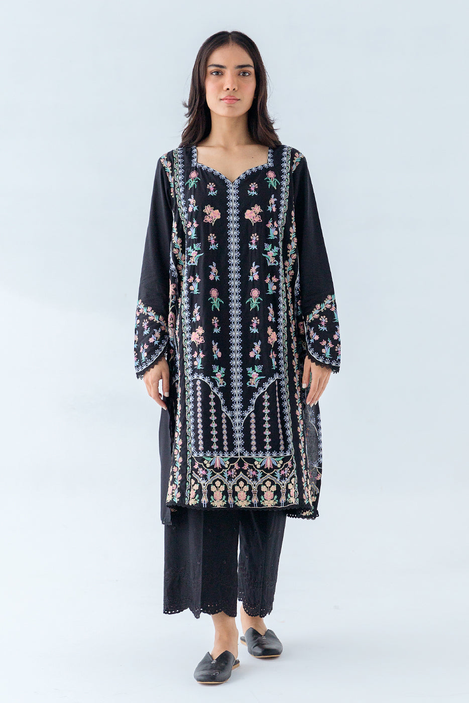 Beechtree - EMBROIDERED LAWN SHIRT (PRET)