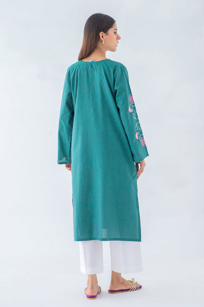 Beechtree - EMBROIDERED CHAMBRAY SHIRT (PRET)