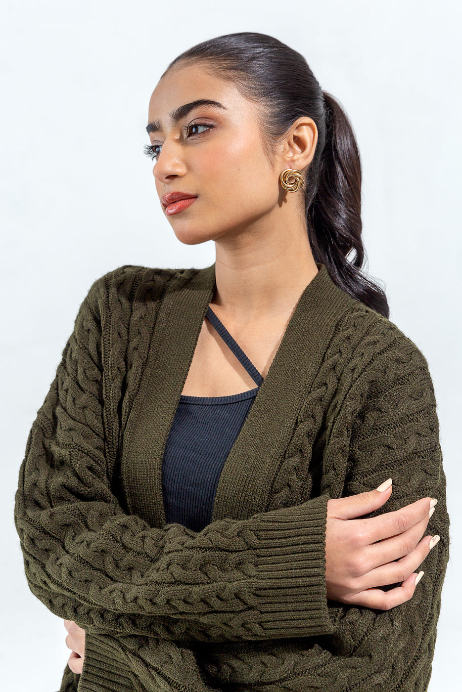Beechtree - Cable Knit Shrug
