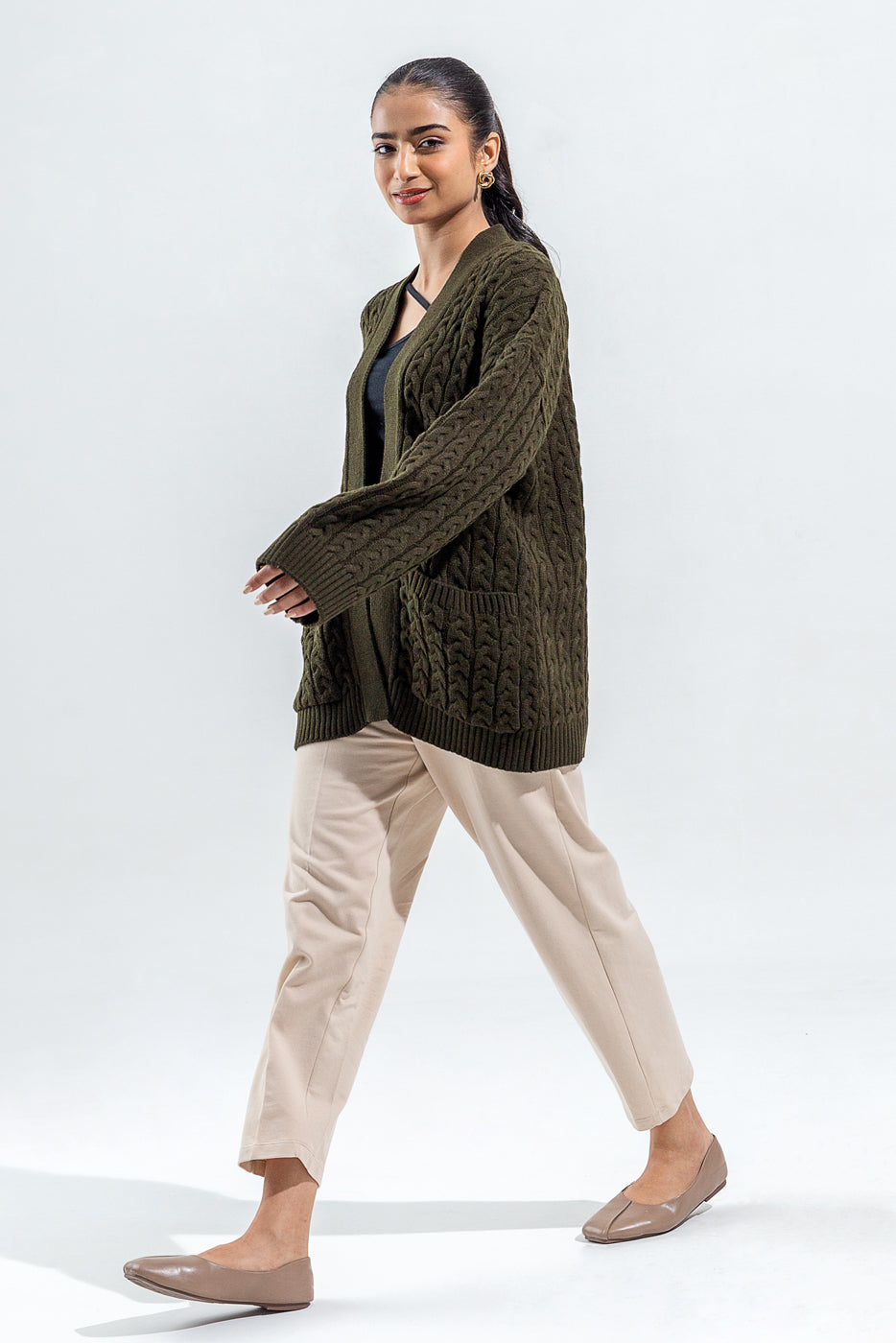 Beechtree - Cable Knit Shrug