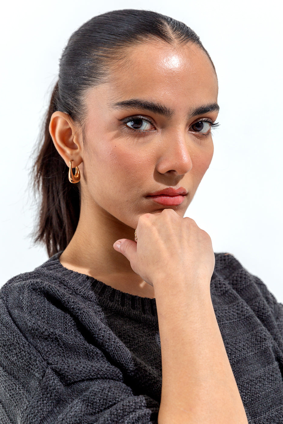 Beechtree - Knitted Crew Neck Cardigan