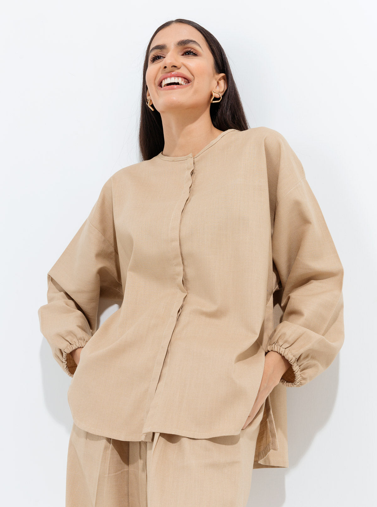 Beechtree - Beige Co-Ord Set