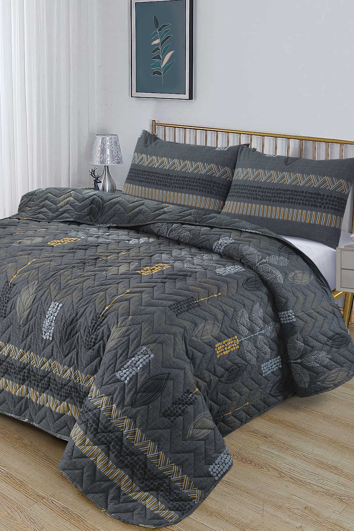 Nishat Linen - Beauty Of Pot Bed Spread Set