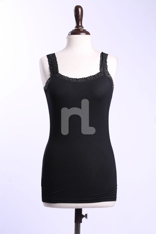 Nishat Linen - Black Camisole-428830103-S-22