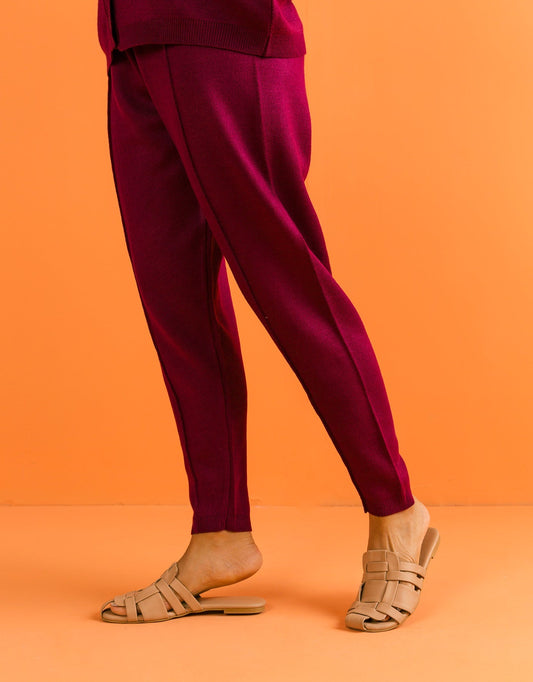 Beechtree - Purple Solid Coloured Pants