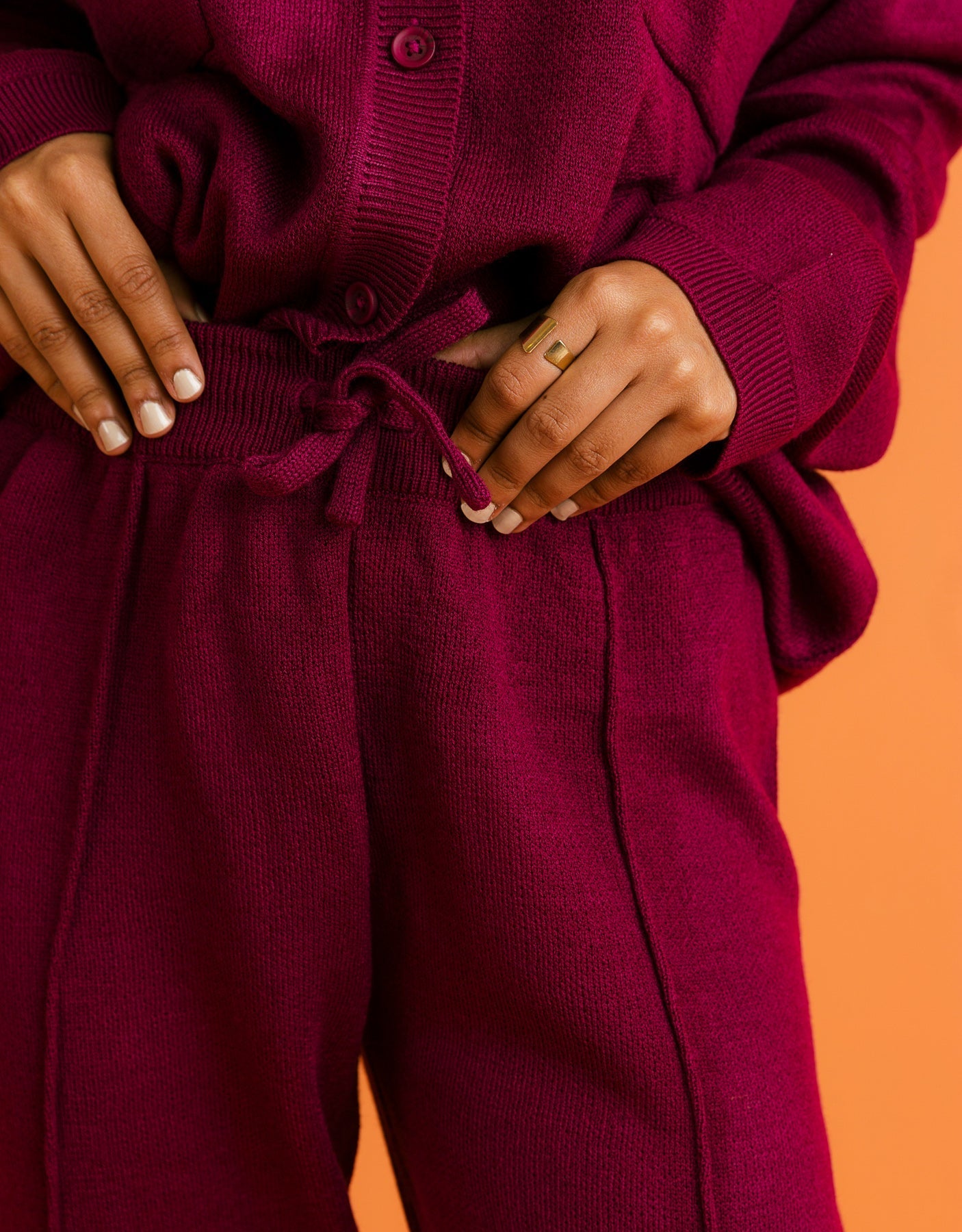 Beechtree - Purple Solid Coloured Pants