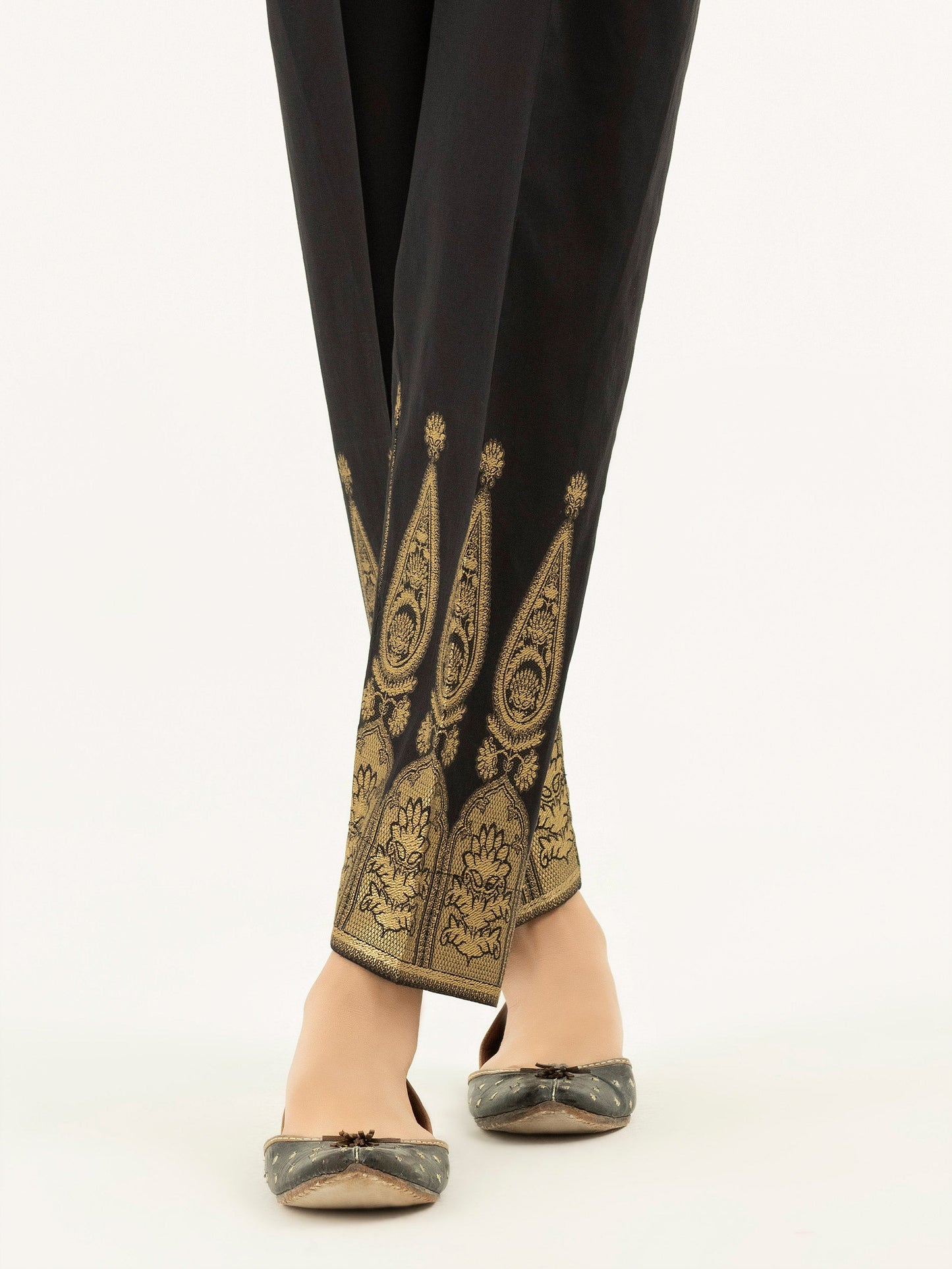 Limelight - Jacquard Straight Trousers(Pret)