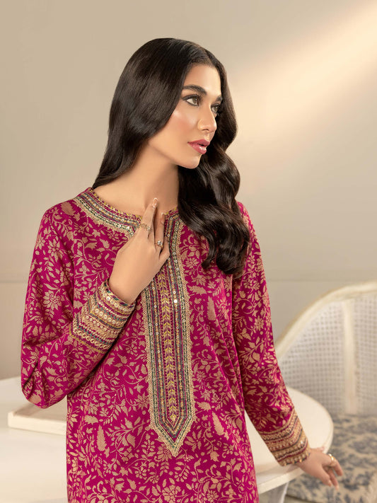 Limelight - 2 Piece Khaddar Suit-Embroidered(Unstitched)