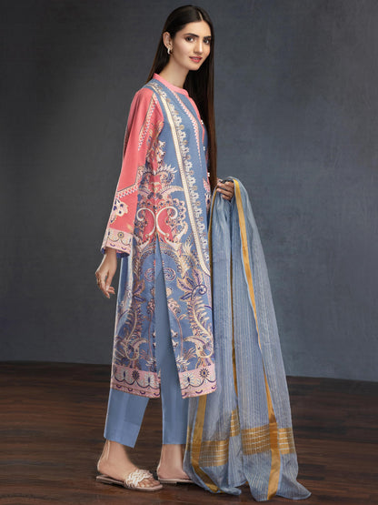 Limelight - 3 Piece Lawn Suit-Printed (Unstitched)