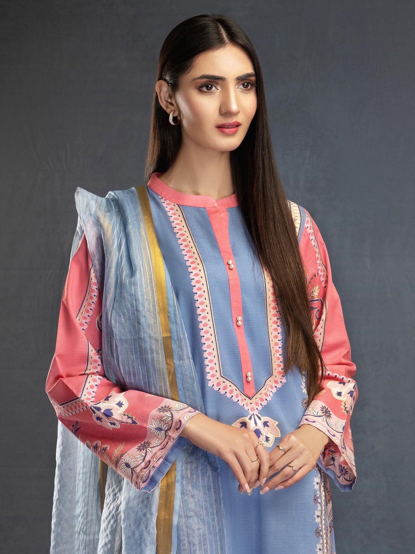 Limelight - 3 Piece Lawn Suit-Printed (Unstitched)