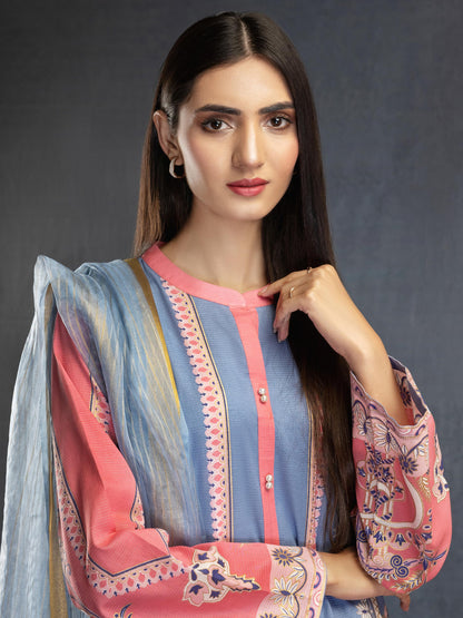Limelight - 3 Piece Lawn Suit-Printed (Unstitched)