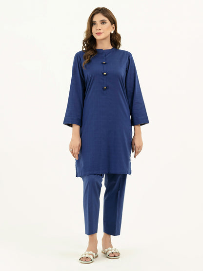 Limelight - 2 Piece Textured Lawn Suit-Dyed  (Pret)