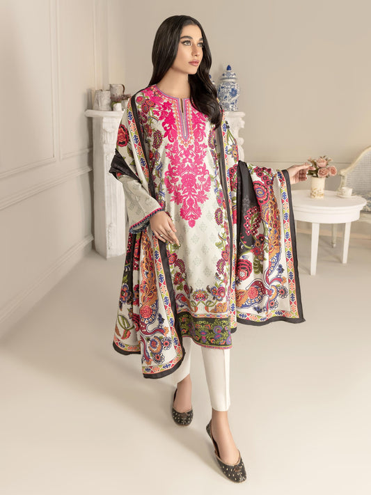 Limelight - 2 Piece Winter Cotton Suit-Embroidered(Unstitched)