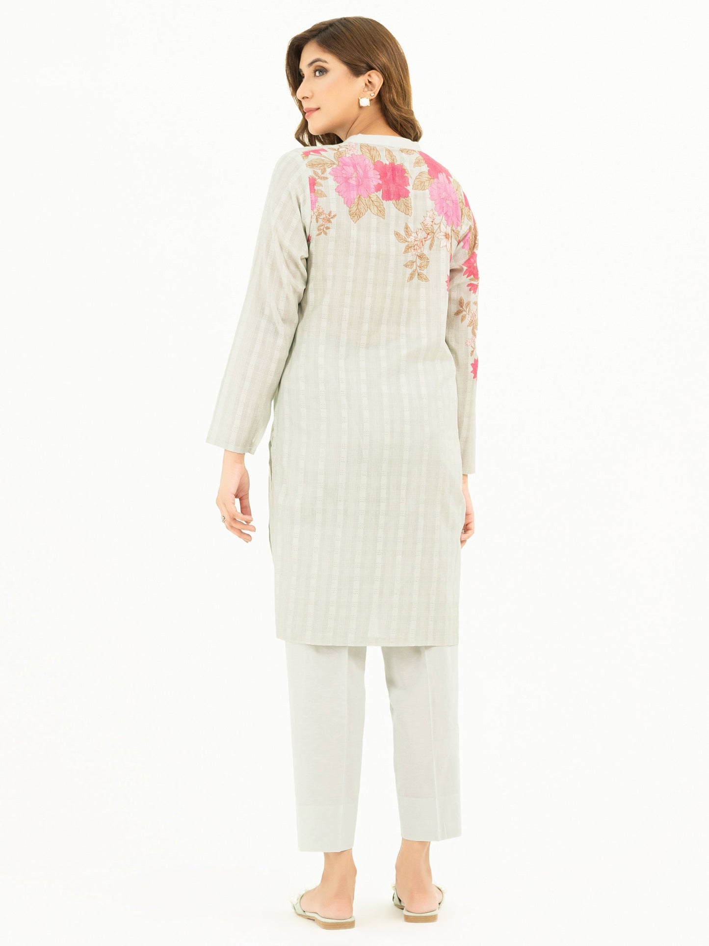 Limelight - 2 Piece Texture Lawn Suit-Printed (Pret)