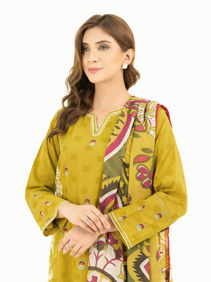 Limelight - 2 Piece Texture Lawn Suit-Embroidered (Pret)