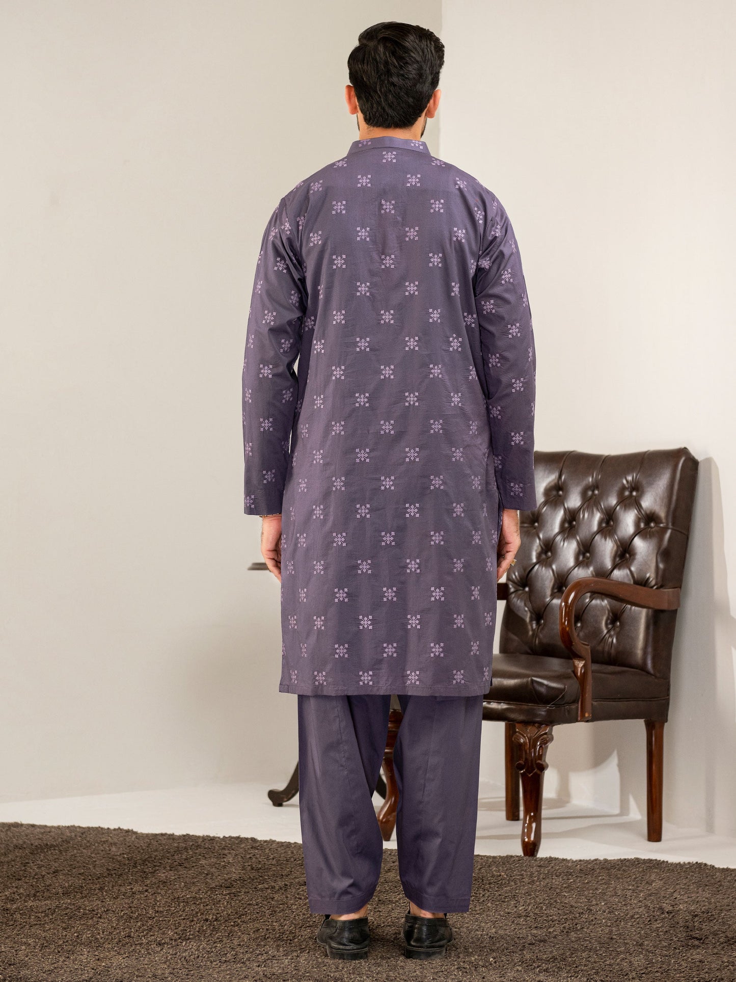 Limelight - Embroidered Cotton Suit