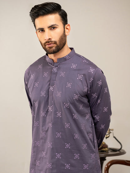 Limelight - Embroidered Cotton Suit