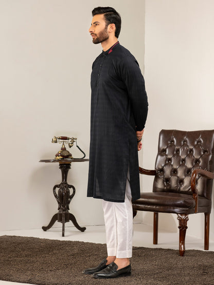 Limelight - Self Jacquard Kurta