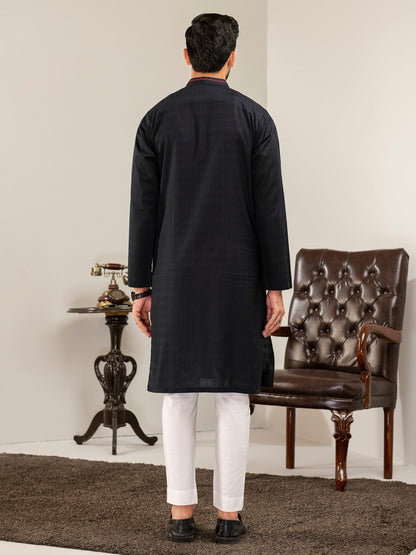 Limelight - Self Jacquard Kurta