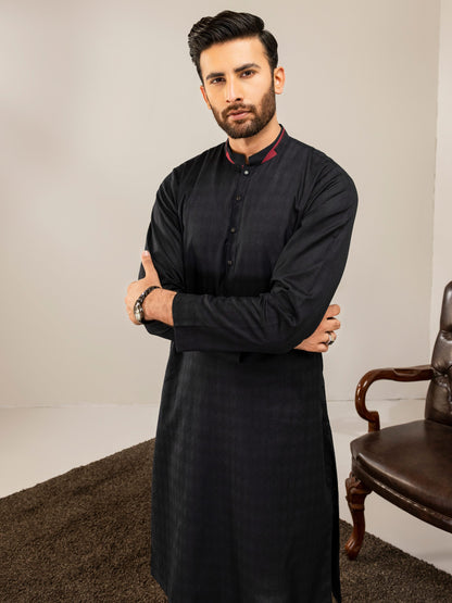 Limelight - Self Jacquard Kurta