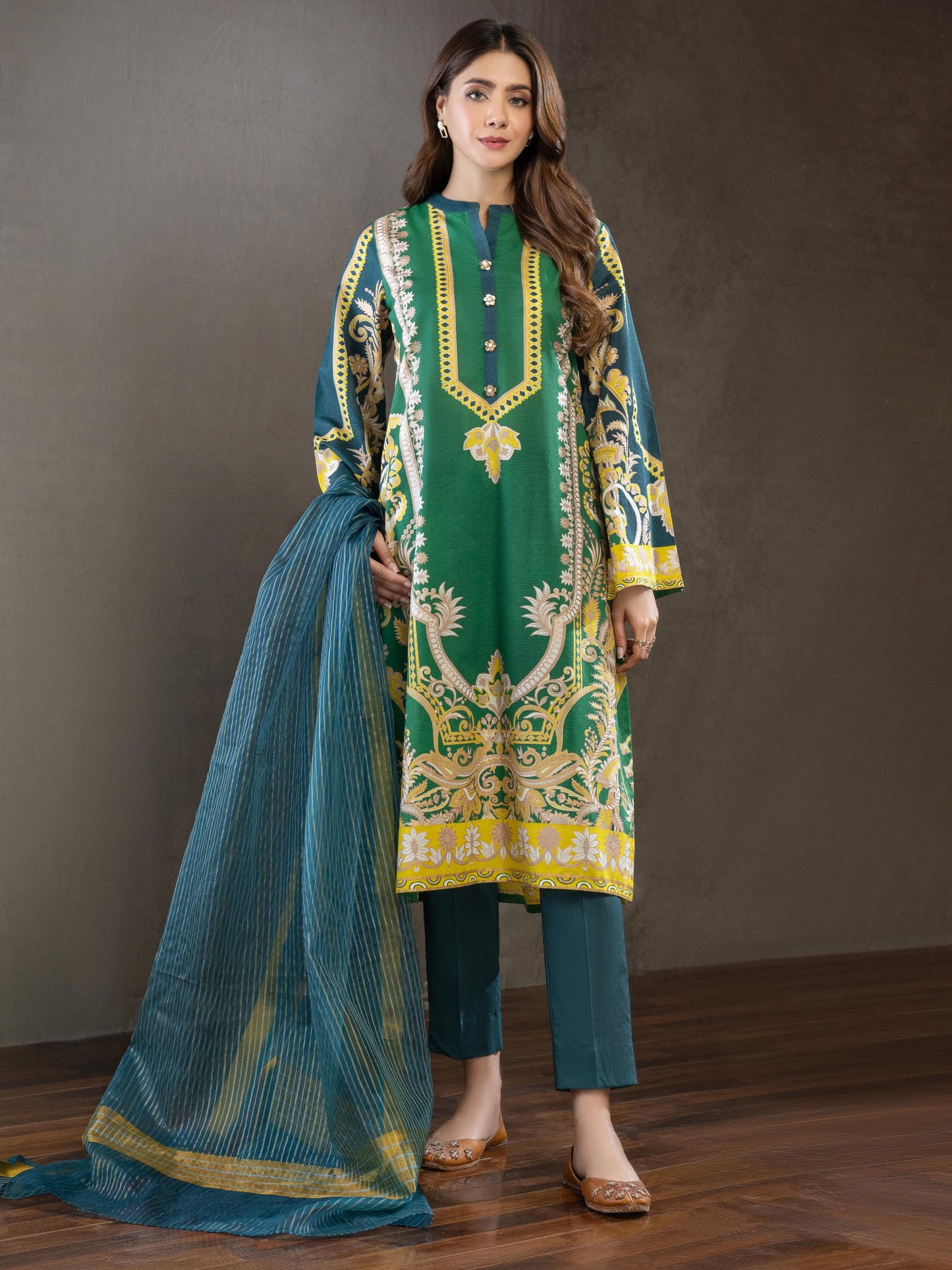 Limelight - 3 Piece Lawn Suit-Printed (Unstitched)